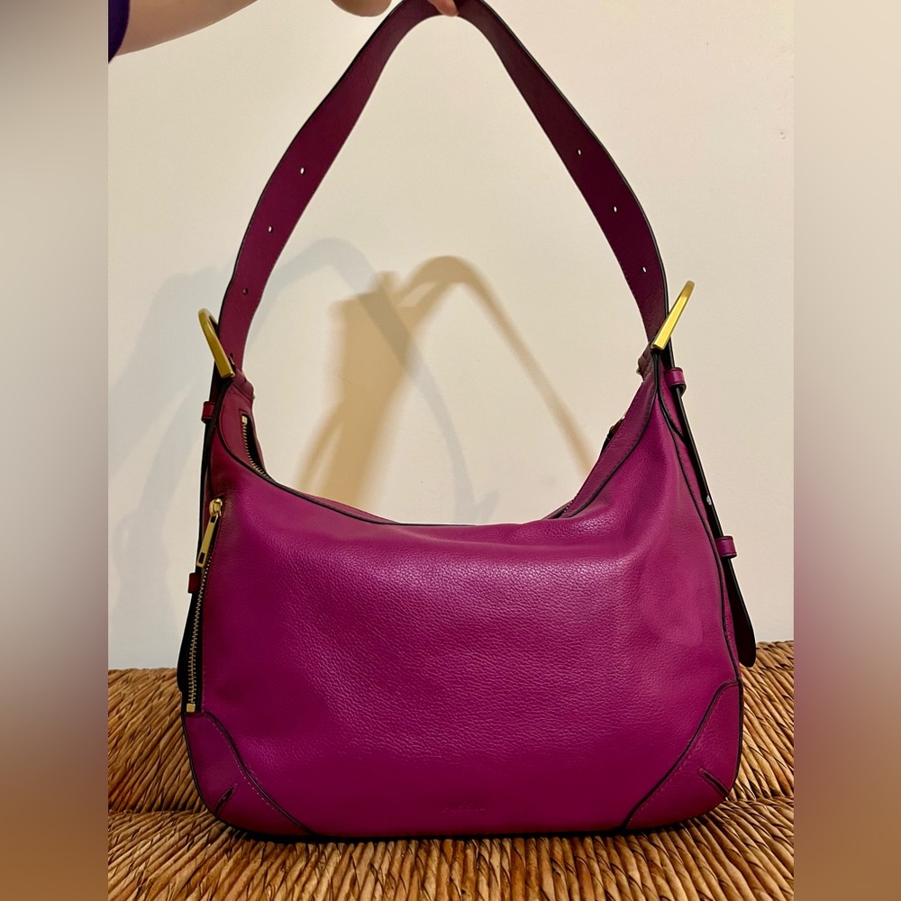 Fossil Hannah bag with Gold Hardware